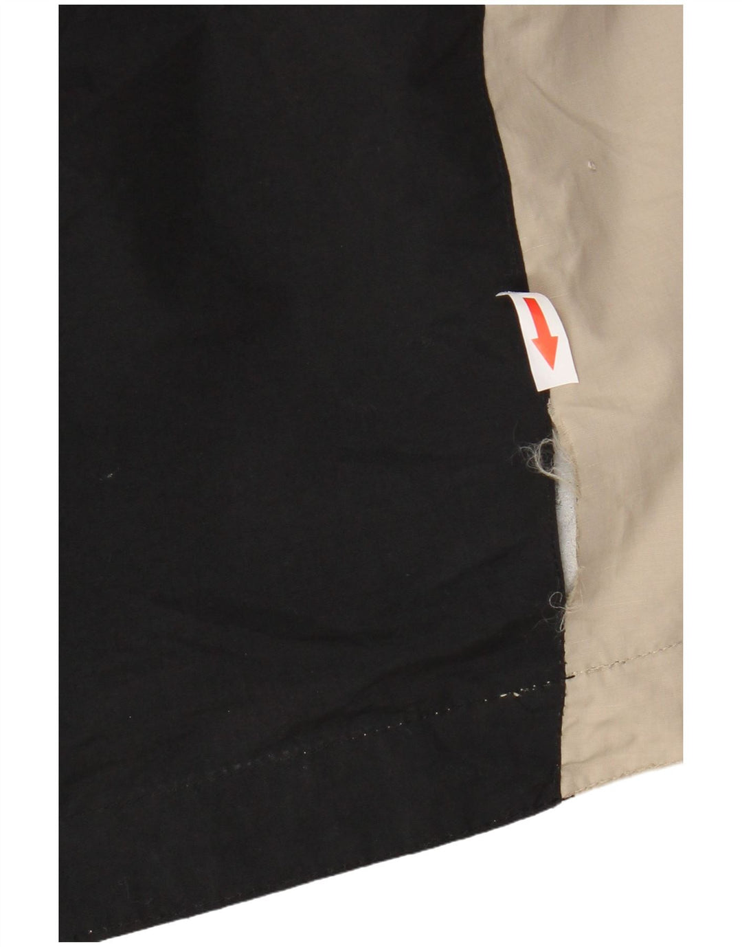 KAPPA Chaqueta cortavientos holgada para hombre UK 40 Large Black Colourblock