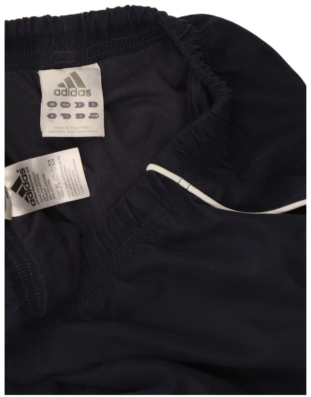 Adidas Mens Climalite Chándal Pantalones Pequeños Azul Marino Poliéster