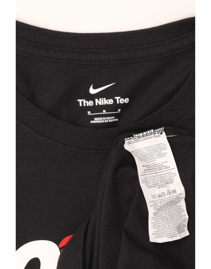 Nike Golf Graphic Top manga larga algodón azul marino mediano para hombre