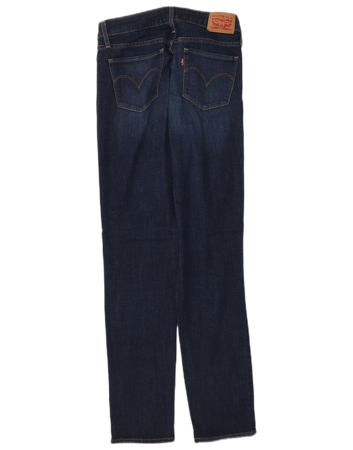 Levi's Mujer 712 Slim Jeans W28 L32 Algodón Azul Marino