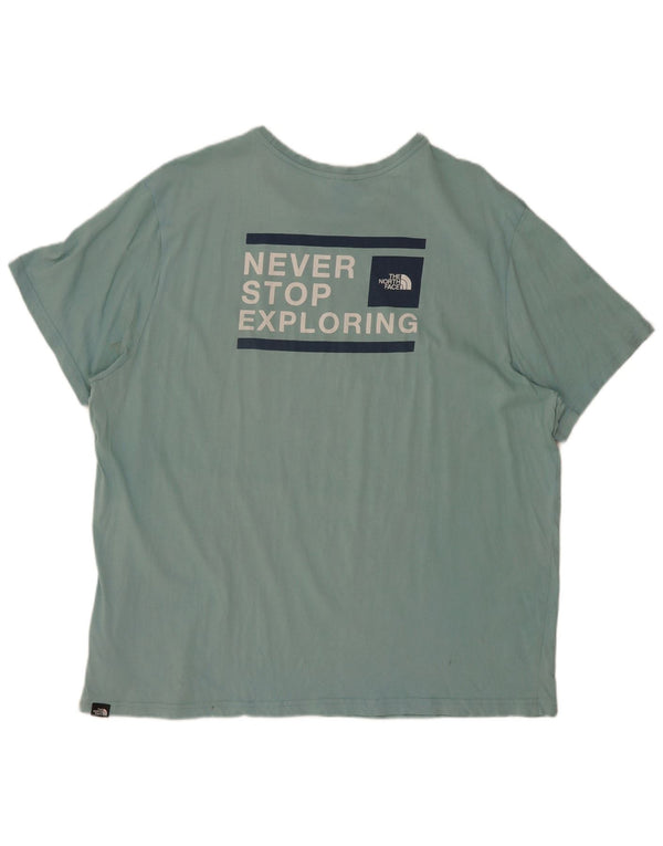 The North Face Camiseta gráfica para hombre Top 2XL Algodón azul
