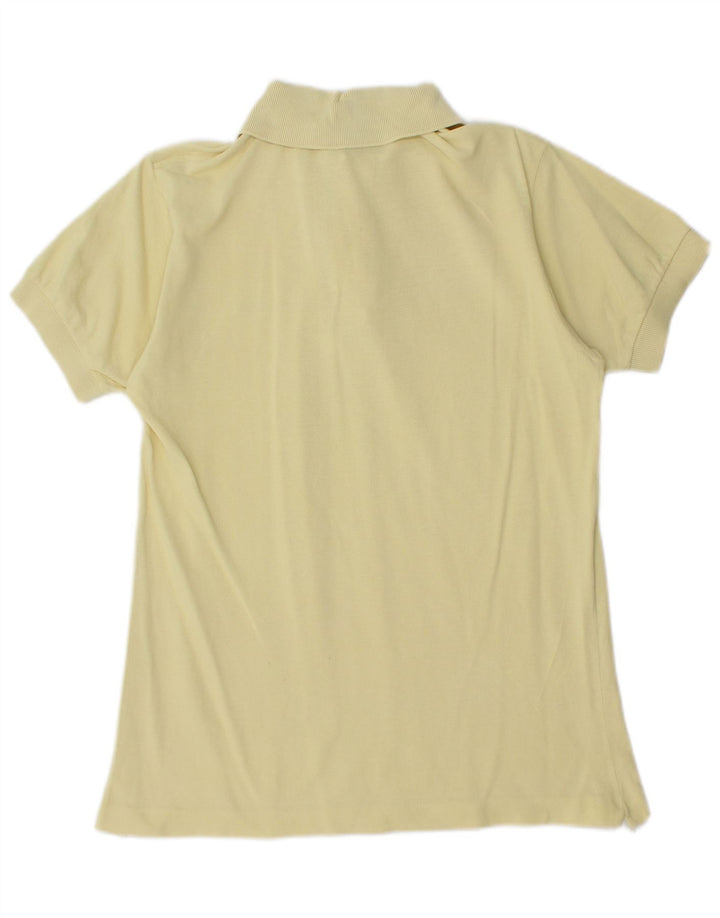 LACOSTE Polo para hombre talla 3 pequeño algodón amarillo