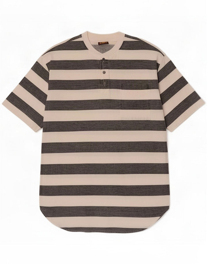 Faded Glory Mens T-Shirt Top XL Grey Striped