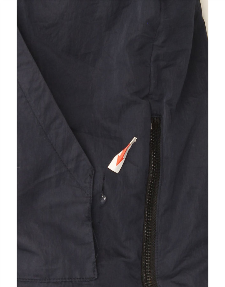 ZARA Parka Niño Con Capucha 11-12 Años Nylon Azul Marino