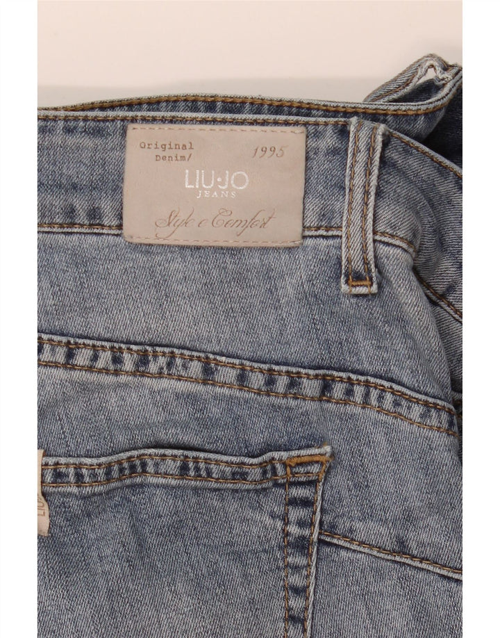 Jeans Ajustados Desgastados Mujer Liu Jo W30 L30 Azul