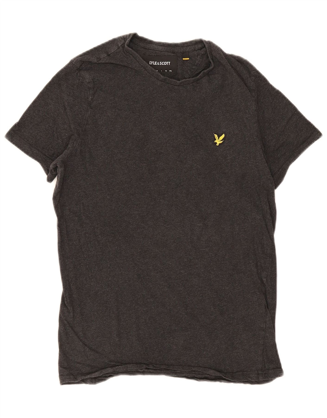 Lyle & Scott - Camiseta para hombre, talla pequeña, algodón gris