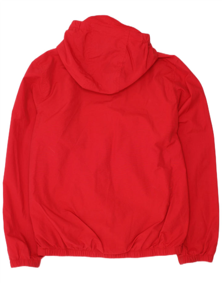 Lyle & Scott Chubasquero con capucha para niños 10-11 años Poliéster rojo
