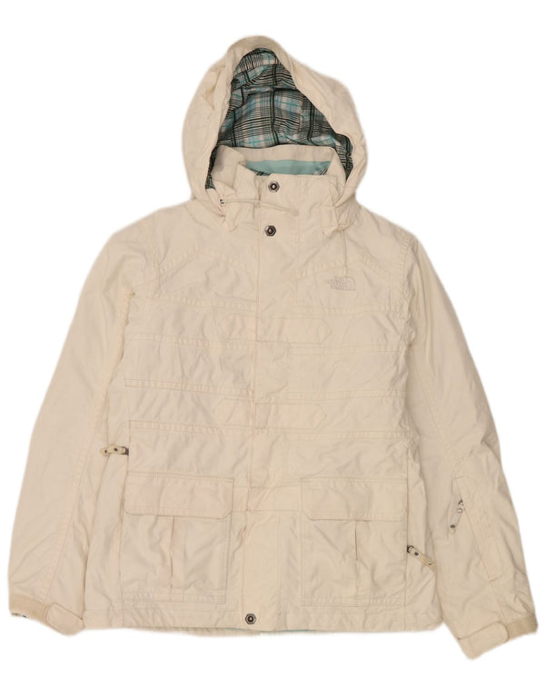 The North Face Chaqueta de esquí con capucha para mujer UK 10 Small White Poliéster