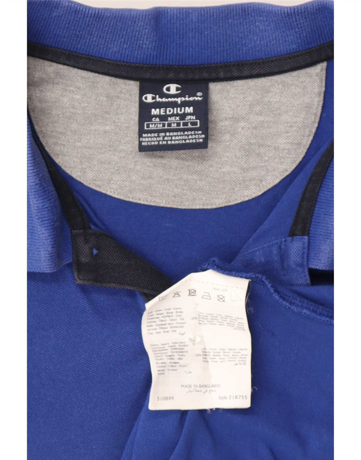 Champion Polo Hombre Algodón Azul Medio