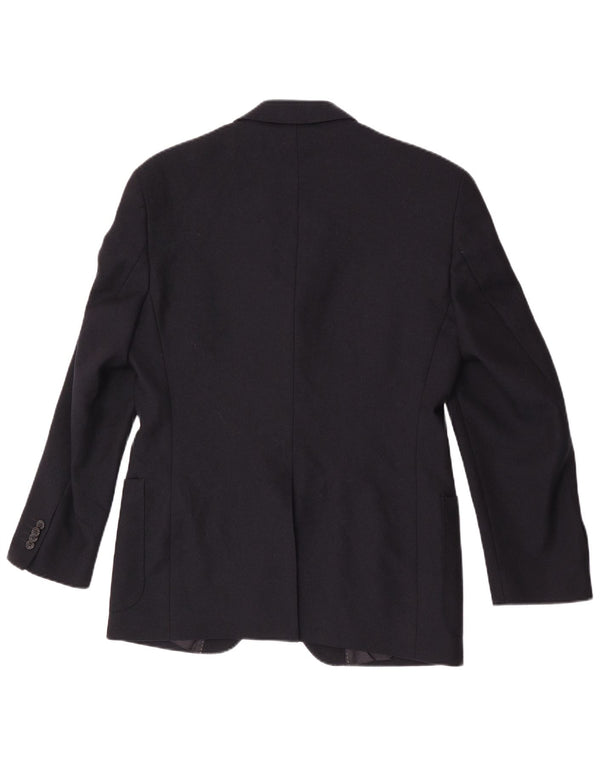 Seventy Chaqueta tipo blazer de 3 botones para hombre IT 46 Small Lana virgen azul marino