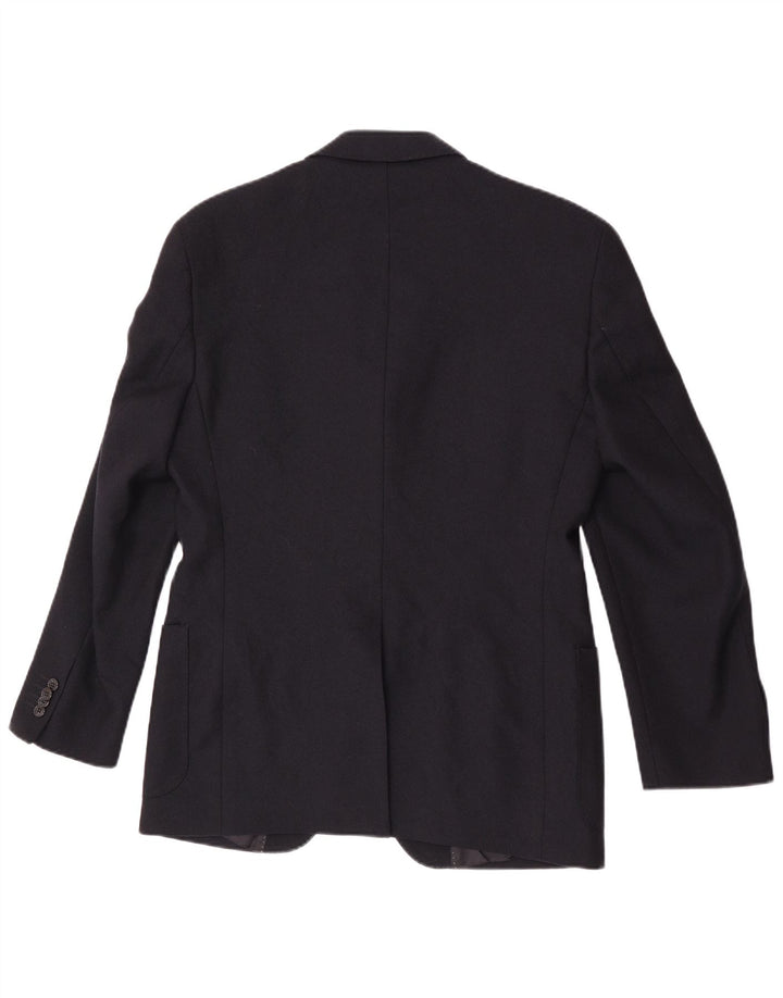 Seventy Chaqueta tipo blazer de 3 botones para hombre IT 46 Small Lana virgen azul marino