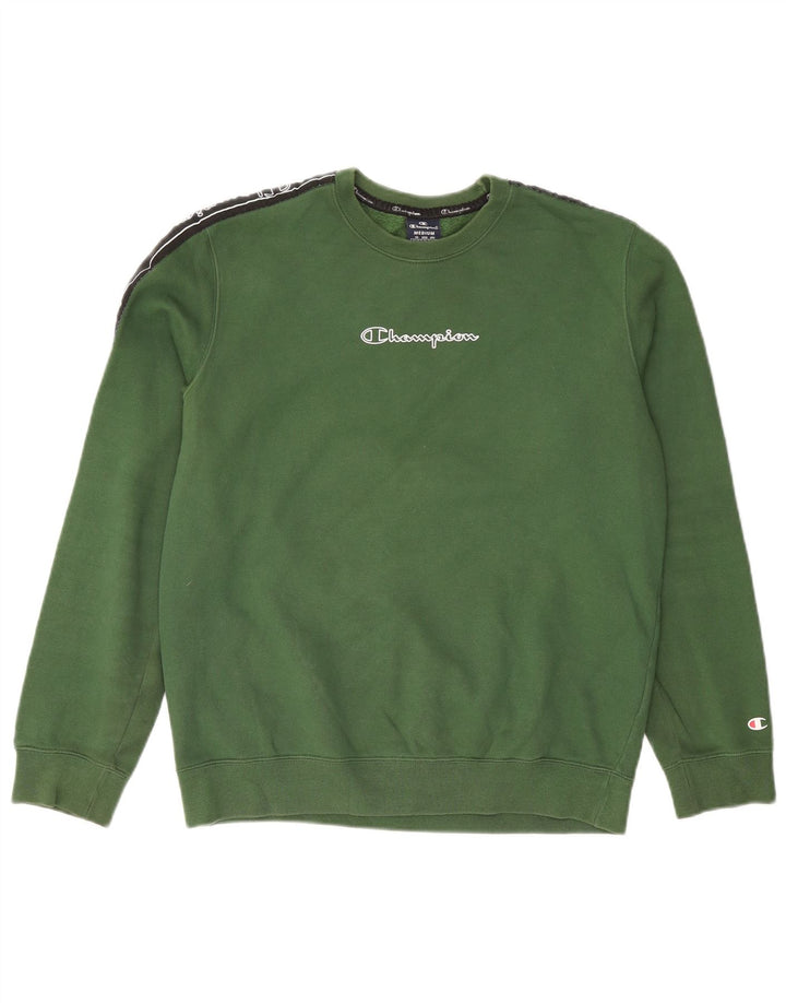 Champion Sudadera Gráfica Jumper De Algodón Verde Medio |