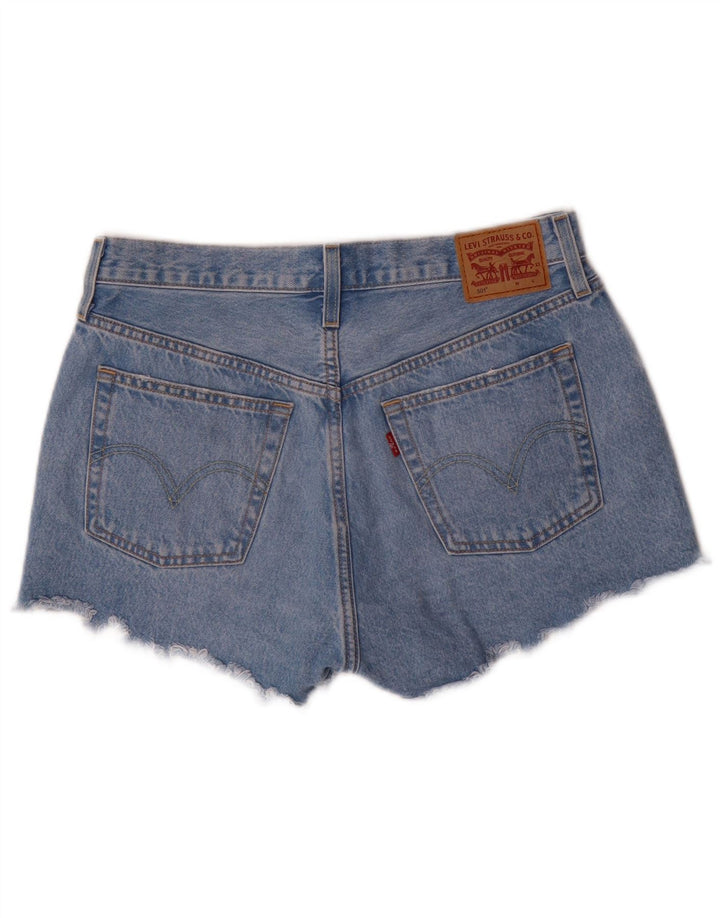 Levi's Mujer 501 Denim Hot Pants W29 Algodón Azul Medio