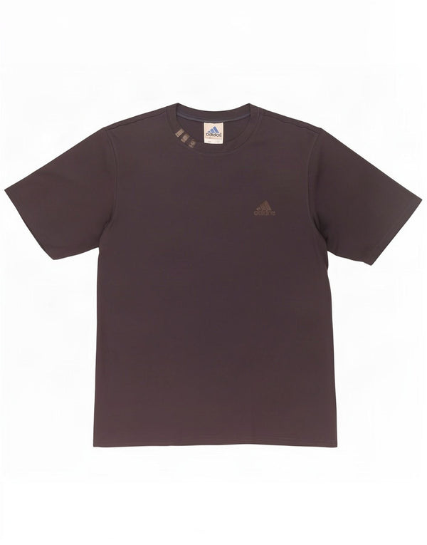 Adidas Hombre Camiseta Top Grande Gris Poliéster