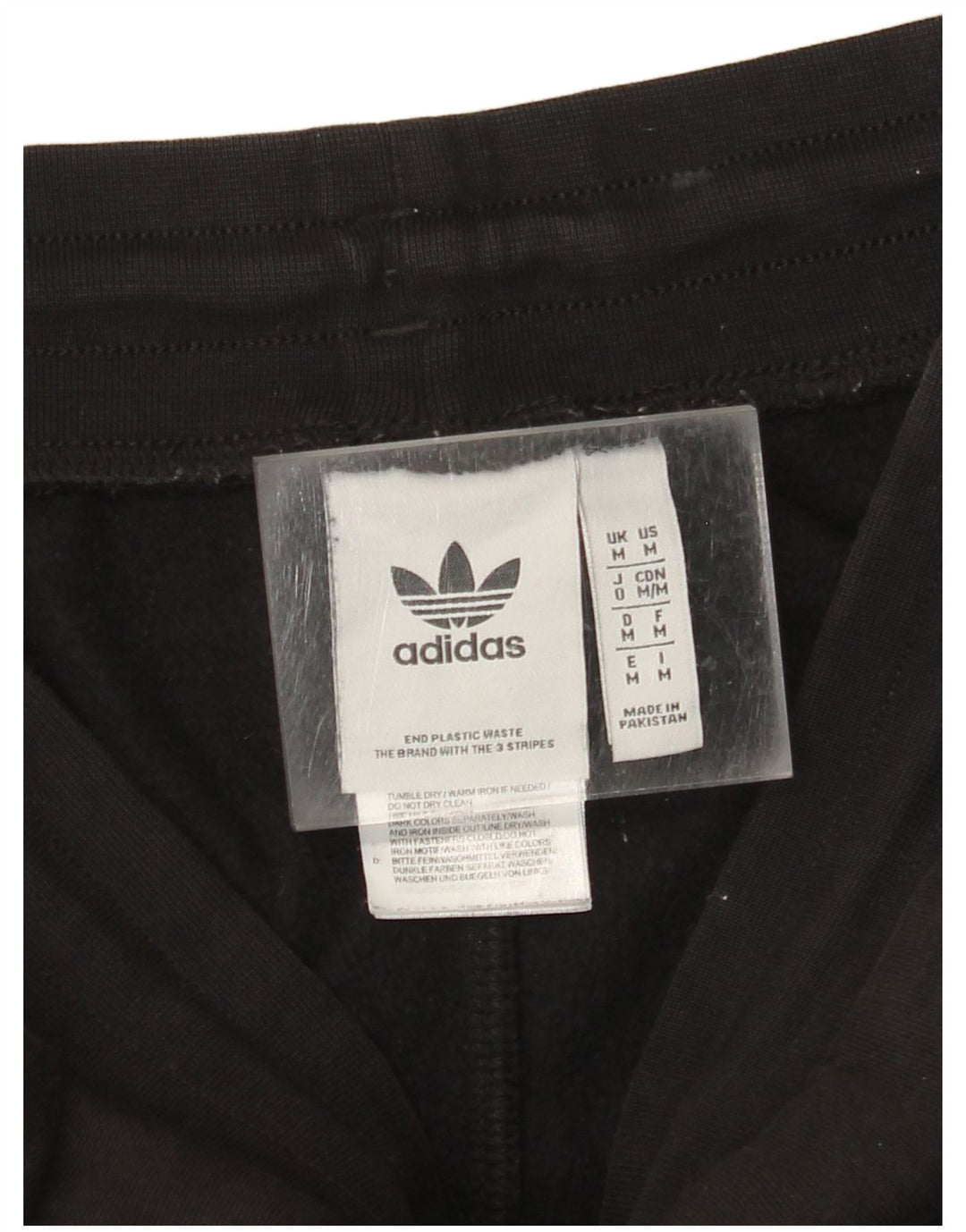 ADIDAS Pantalones de chándal para mujer Joggers UK 14 Mediano Negro Algodón
