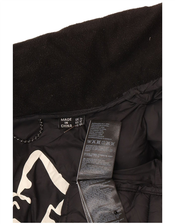 Superdry Chaqueta Acolchada Mujer UK 46 Large Policloruro Negro