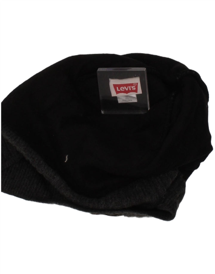Levi's Gorro de punto para hombre, talla única, acrílico gris