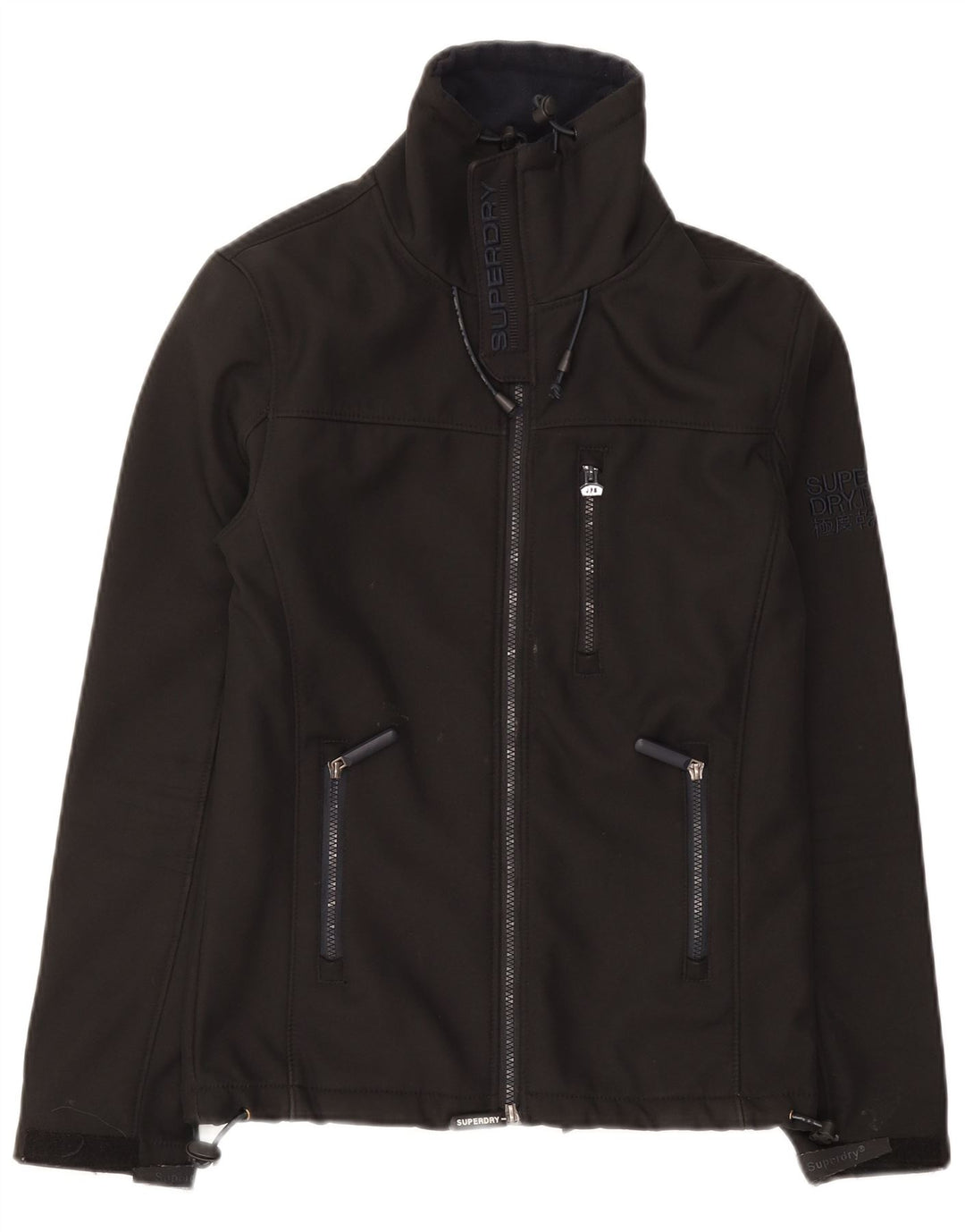 Superdry Chaqueta cortavientos Windtrekker para hombre UK 34 XS Poliéster negro