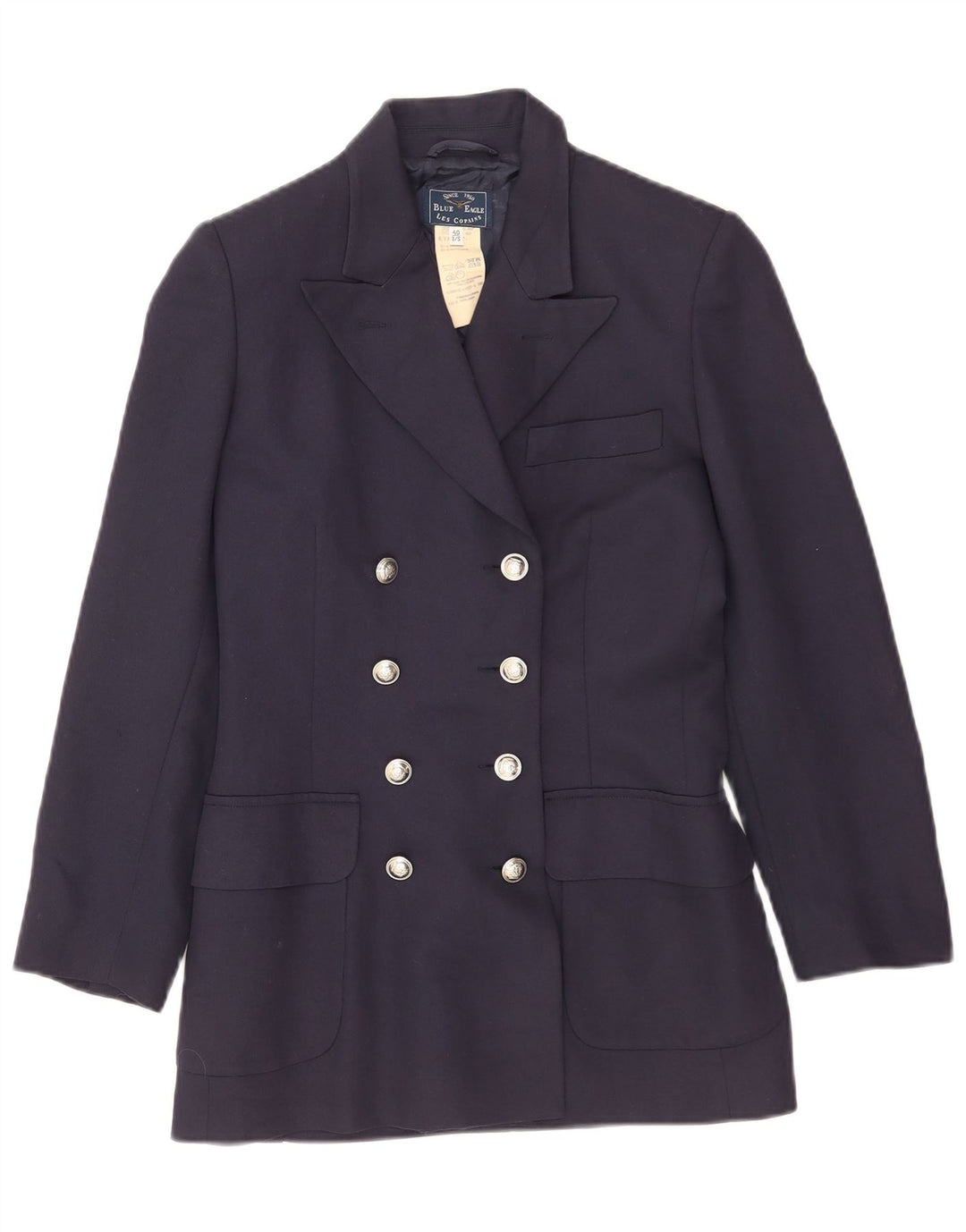 Les Copains Chaqueta Blazer Azul Eagle para Mujer IT 40 Small Azul Marino