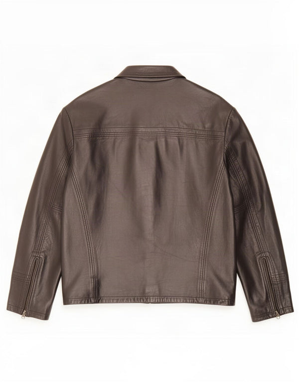 Conbipel Chaqueta de cuero para hombre IT 48 Medium Black