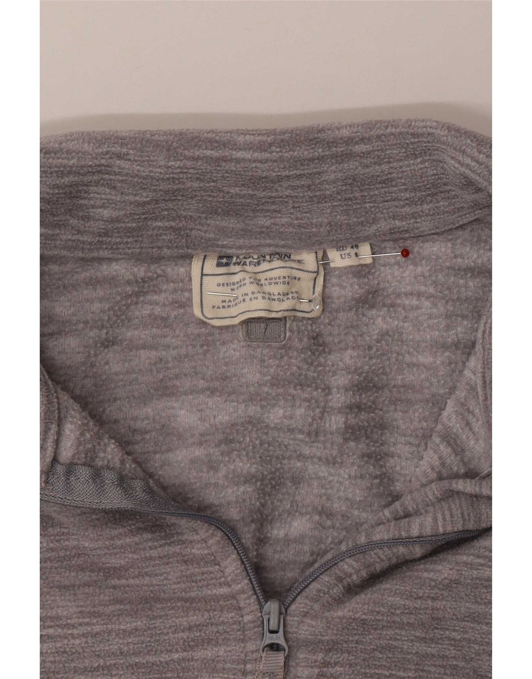 Jersey polar con cuello y cremallera para mujer Mountain Warehouse EU 40 Gris medio