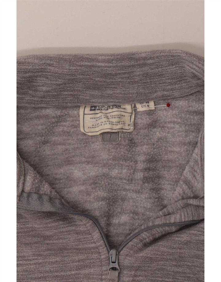 Jersey polar con cuello y cremallera para mujer Mountain Warehouse EU 40 Gris medio