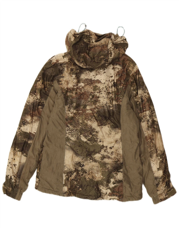 CABELA'S Chaqueta cortavientos extragrande para mujer UK 6 XS Camuflaje caqui