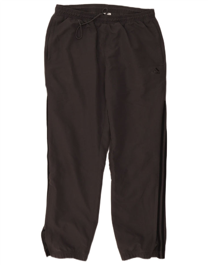 ADIDAS Hombre Chándal Pantalones Joggers Grande Gris Poliéster