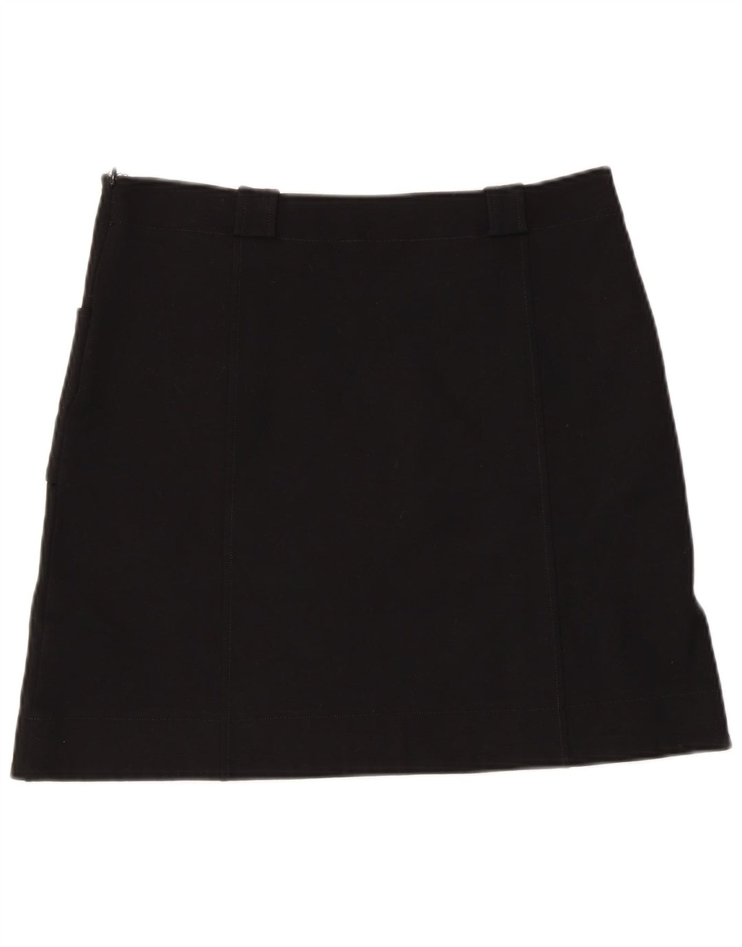 Marella Minifalda para Mujer UK 10 Small W34 Viscosa Negra