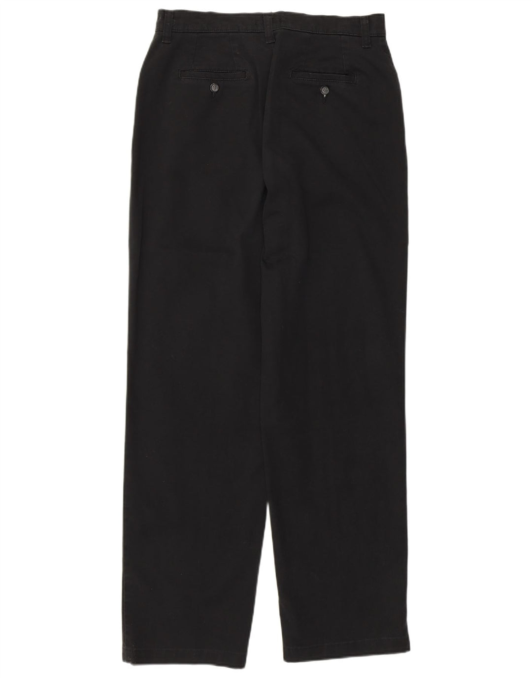 Lee Pantalones casuales rectos para mujer US 8 Medium W30 L30 Algodón negro