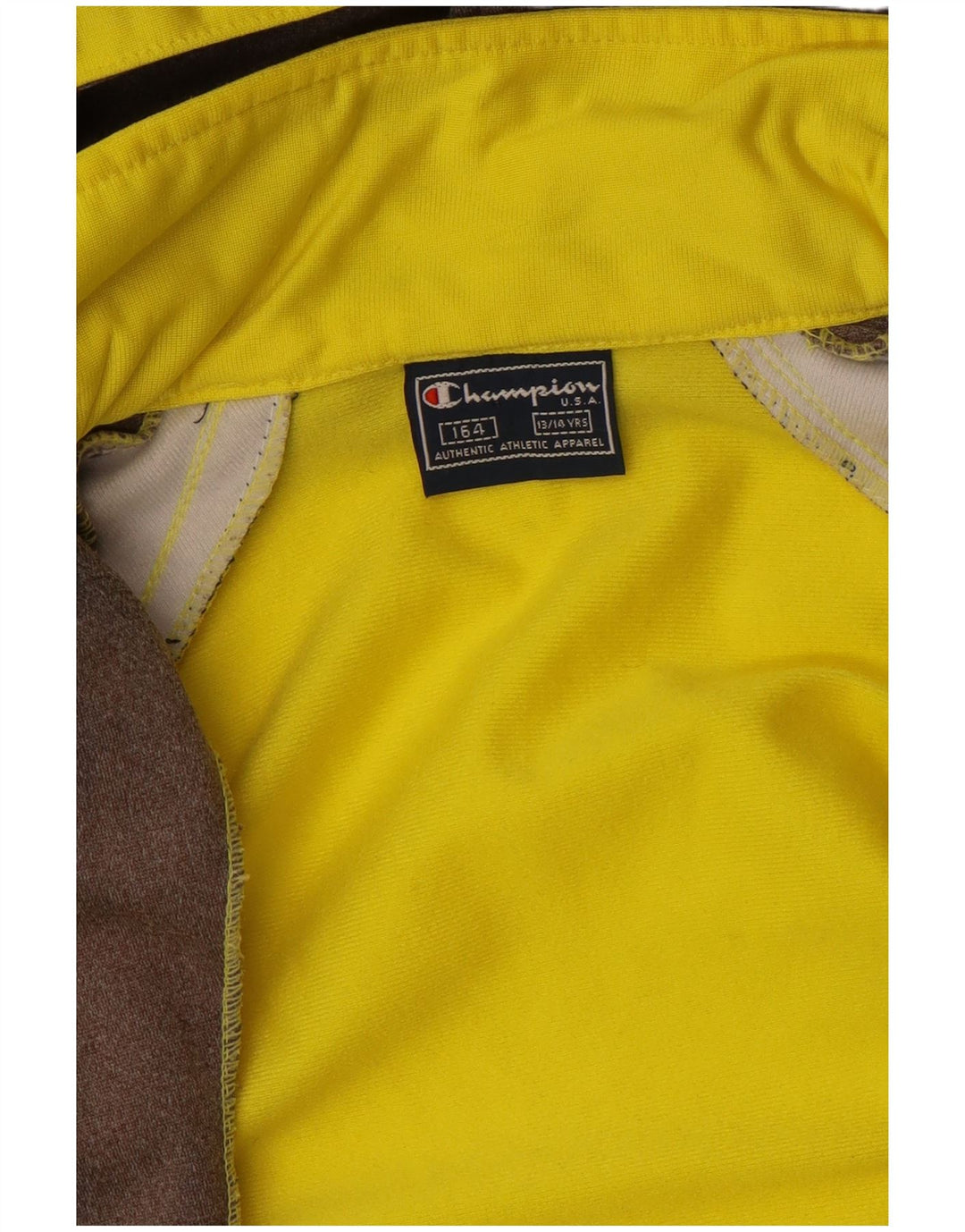 CHAMPION Chaqueta de chándal con gráfico extragrande para niños 13-14 años Amarillo