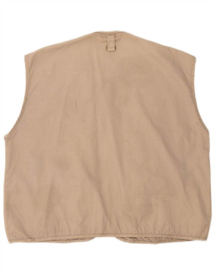 Vintage hombres chaqueta utilitaria Reino Unido 40 grande beige