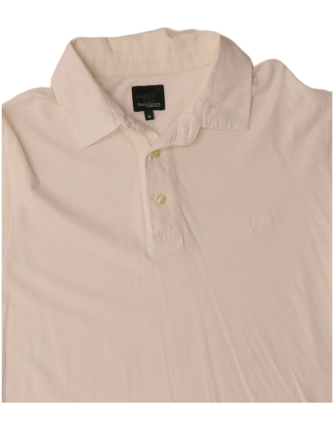 Henry Cottons - Camisa tipo jersey para hombre, talla 40, talla mediana, color blanco