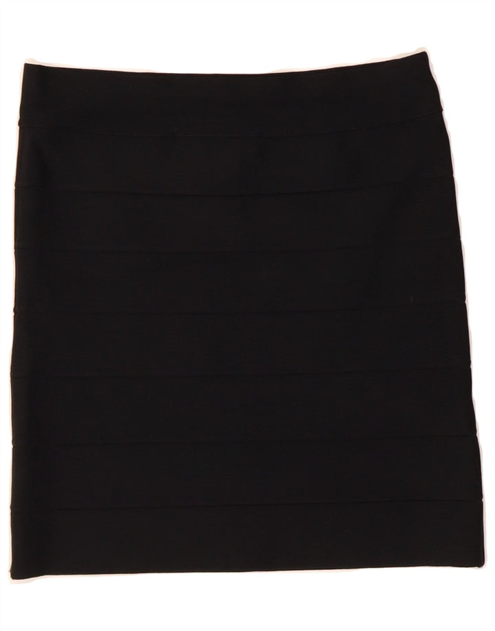 BCBGMAXAZRIA Womens Mini Skirt Large W32  Black Rayon Vintage BCBGMAXAZRIA and Second-Hand BCBGMAXAZRIA from Messina Hembry 