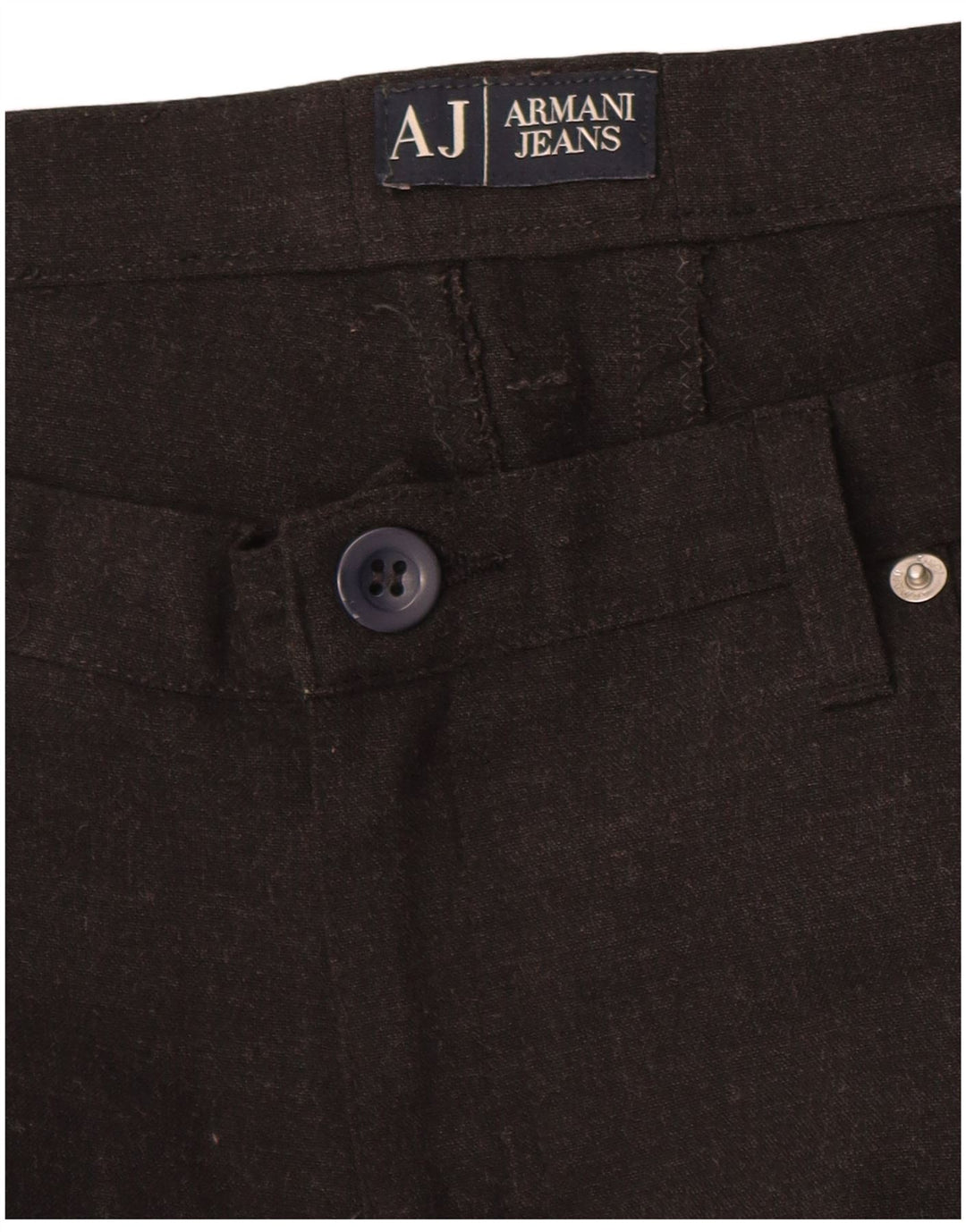 Armani Mujer Pantalones Casuales Rectos W36 L27 Marrón