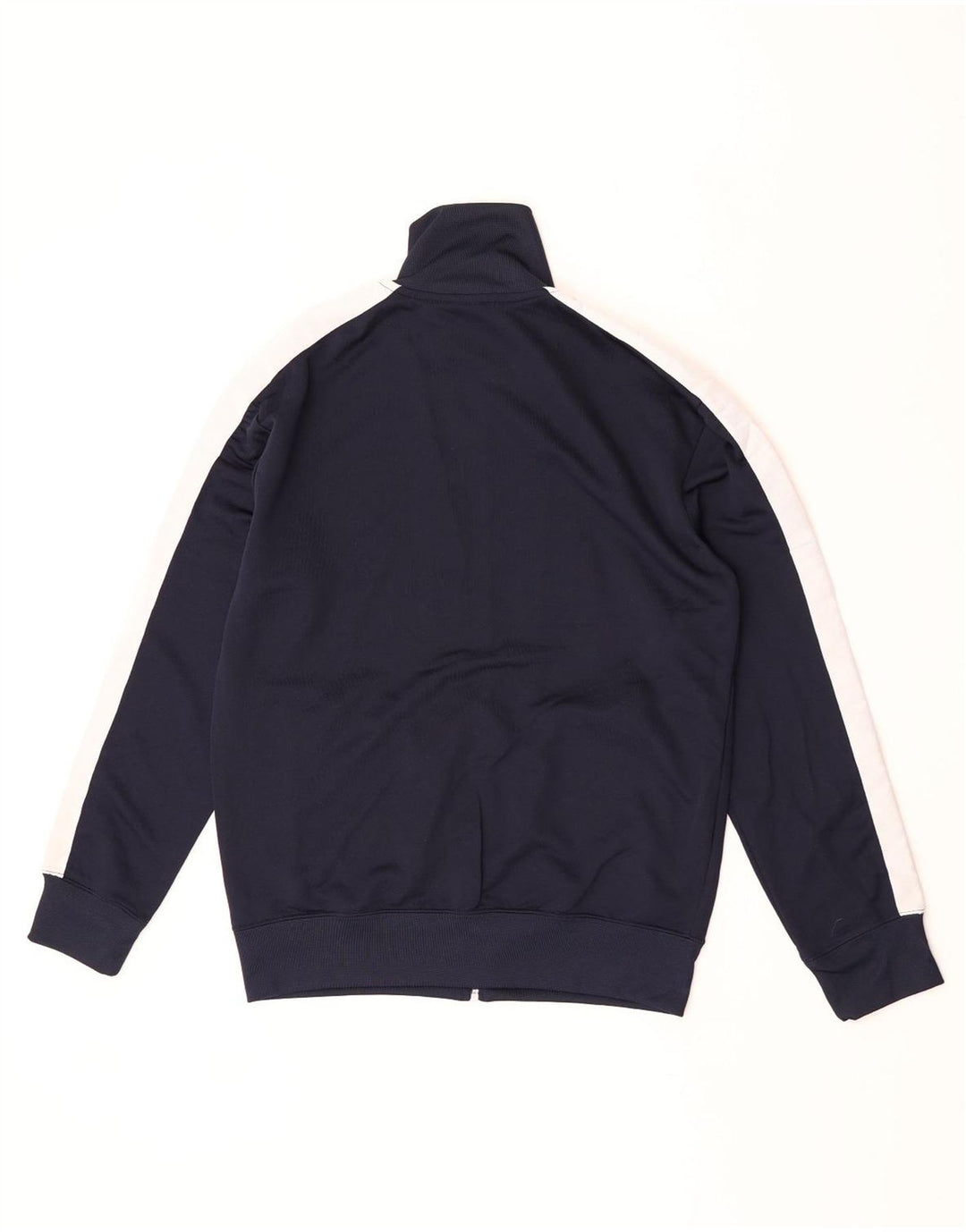 Zara Hombre Chándal Top Chaqueta Pequeña Azul Marino Colorblock Poliéster