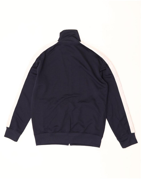 Zara Hombre Chándal Top Chaqueta Pequeña Azul Marino Colorblock Poliéster