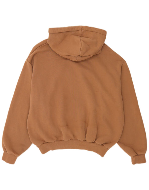 Karl Kani Jersey con capucha extragrande gráfico para mujer Reino Unido 14 Algodón marrón medio