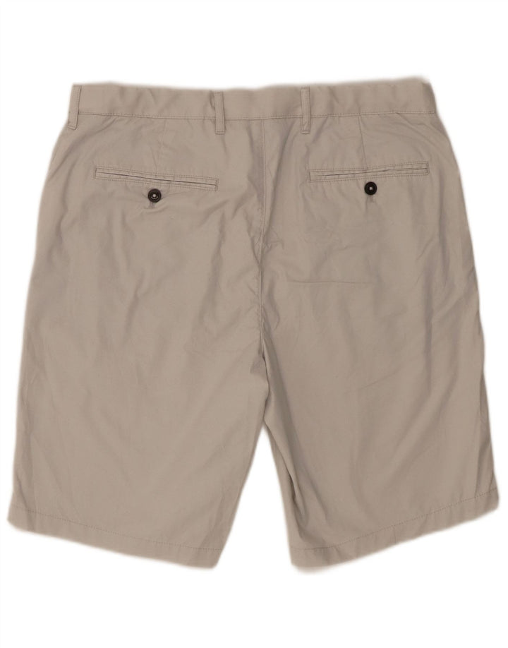 Marks & Spencer Pantalones cortos chinos para hombre W34 Algodón beige grande