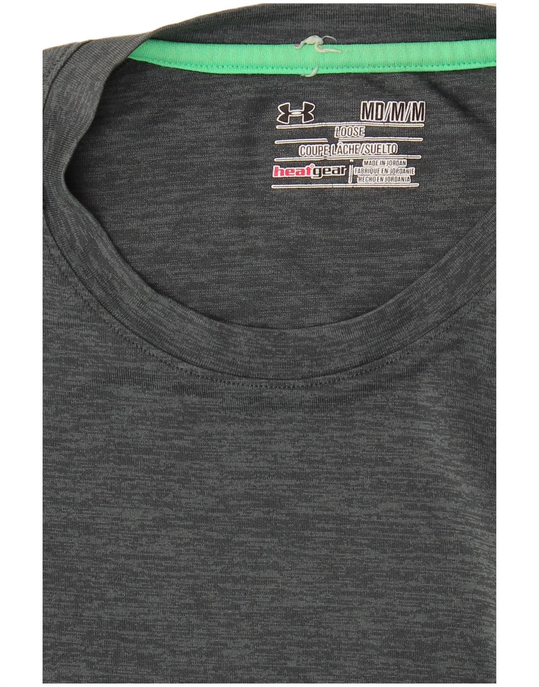 Camiseta UNDER ARMOUR Heat Gear para hombre Top gris medio moteado