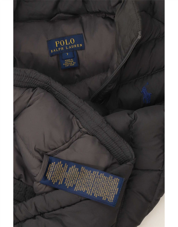 Polo Ralph Lauren Chaqueta Acolchada Niño 6-7 Años Gris Poliéster