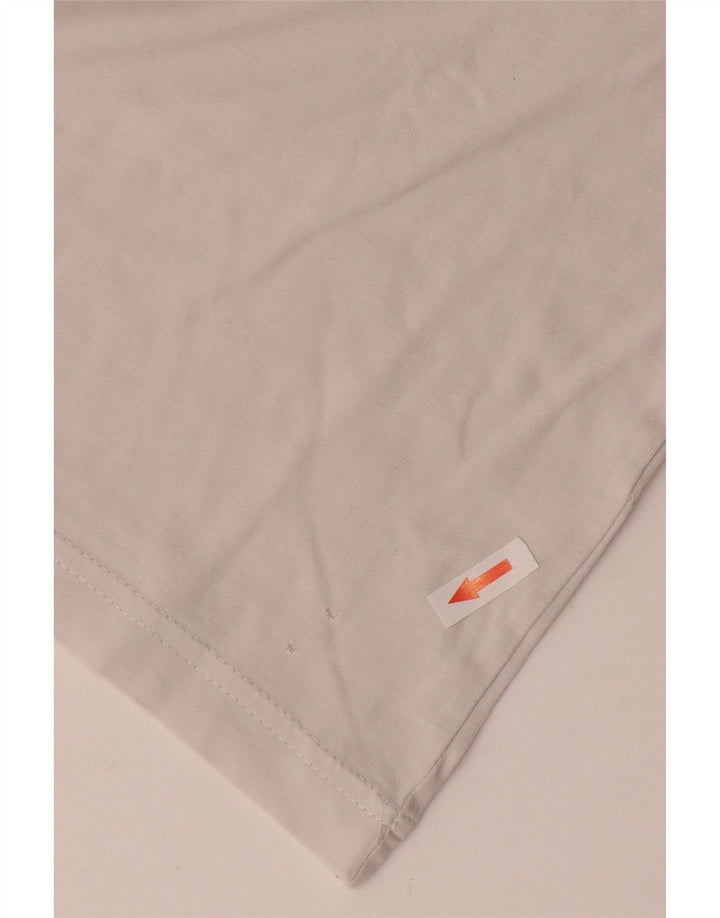Puma Camiseta gráfica para hombre Top Small White Cotton