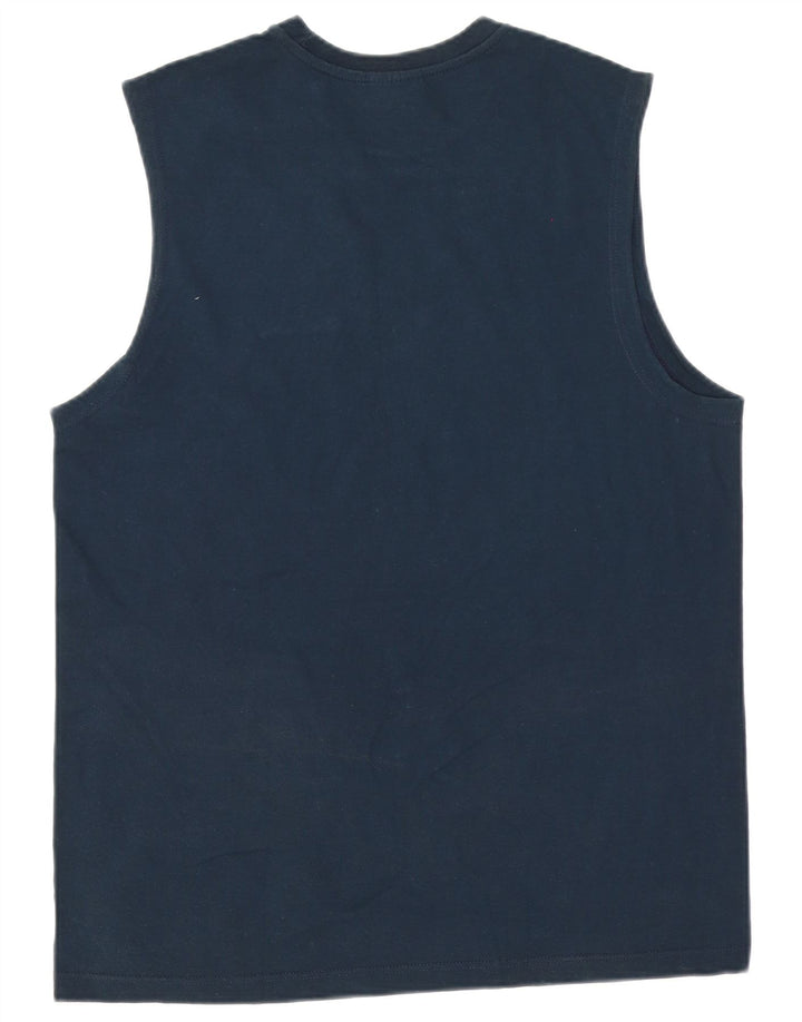 Champion Hombre Chaleco Top XL Azul Marino Algodón