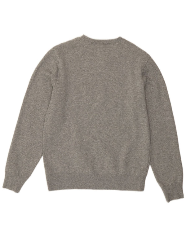 New Balance Hombre Sudadera Jumper Algodón Gris Medio