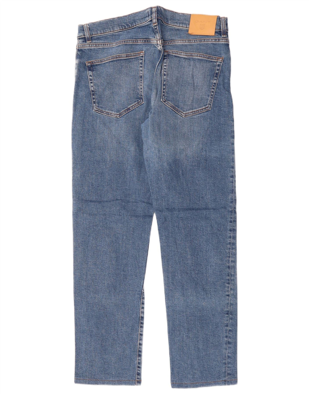 GANT Vaqueros Rectos Mujer W32 L29 Azul Algodón
