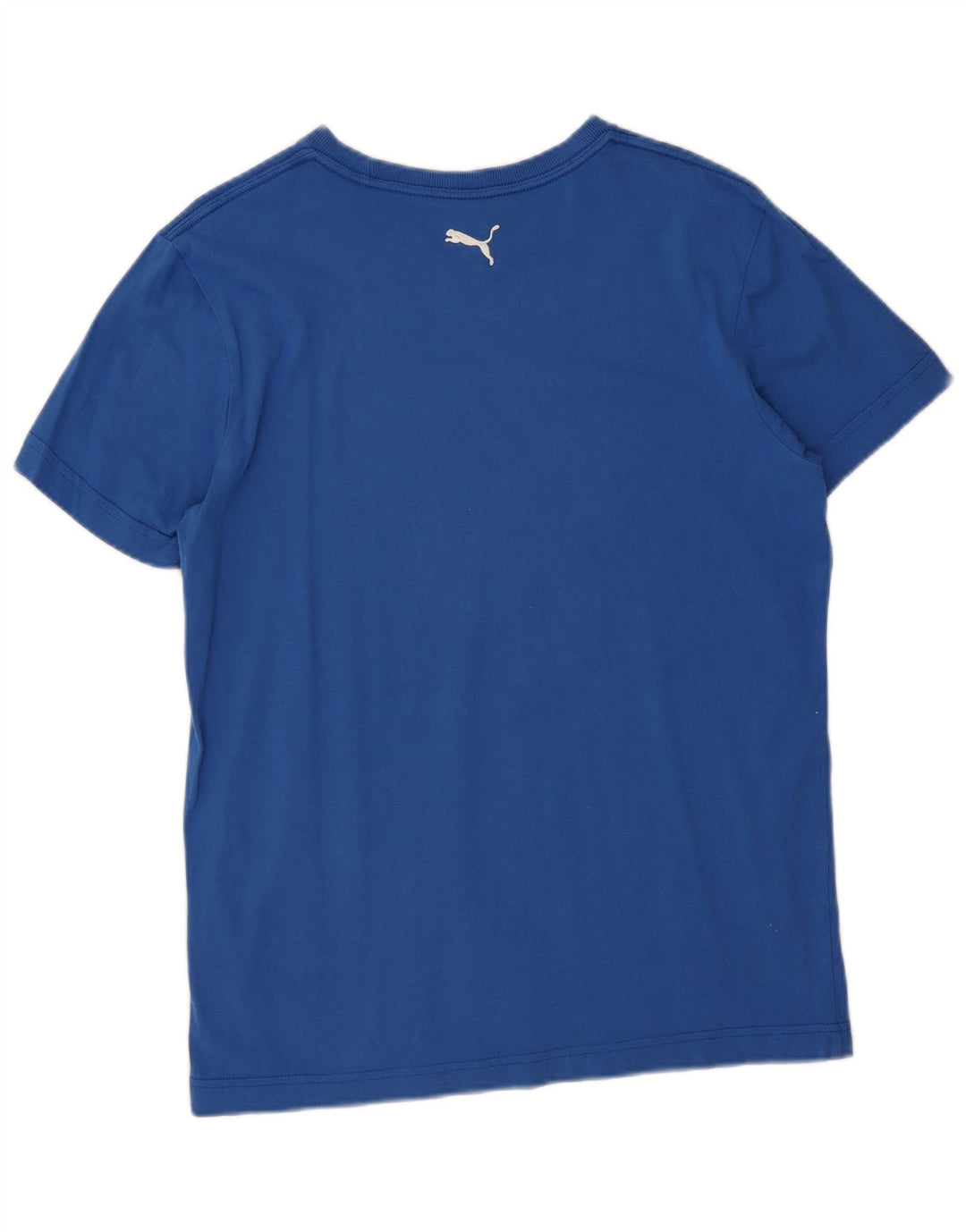 Puma - Camiseta gráfica para hombre, talla grande, algodón azul