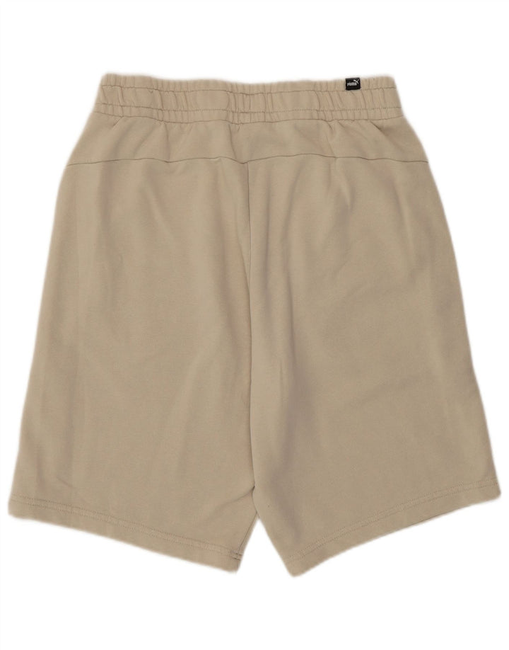 Pantalones Cortos Deportivos Puma Hombre Beige Medio Algodón