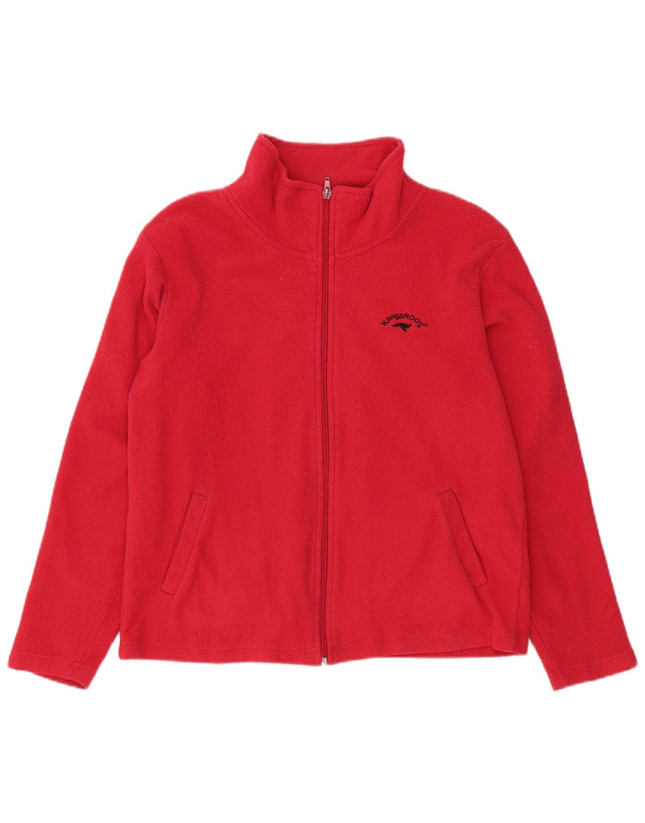 Kangaroos - Chaqueta polar para mujer, talla 40, talla mediana, color rojo
