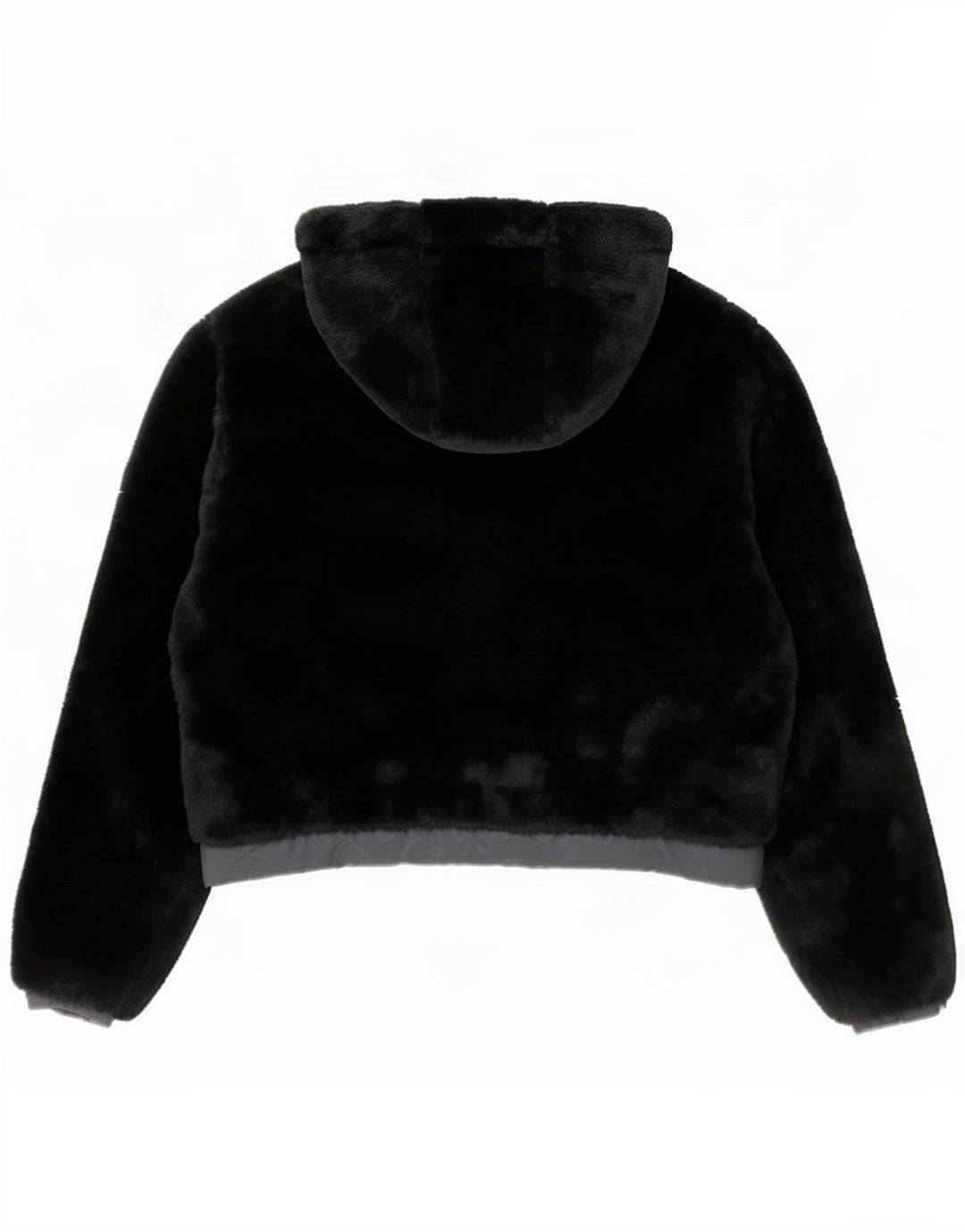 Ellesse Chaqueta bomber extragrande con capucha y osito de peluche para mujer UK 8 Small Negro