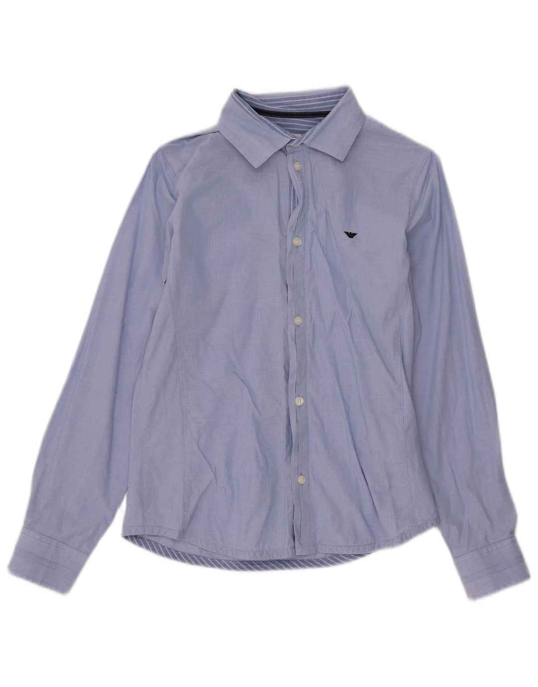 Armani Junior Camisa Niño 11-12 Años Azul Algodón